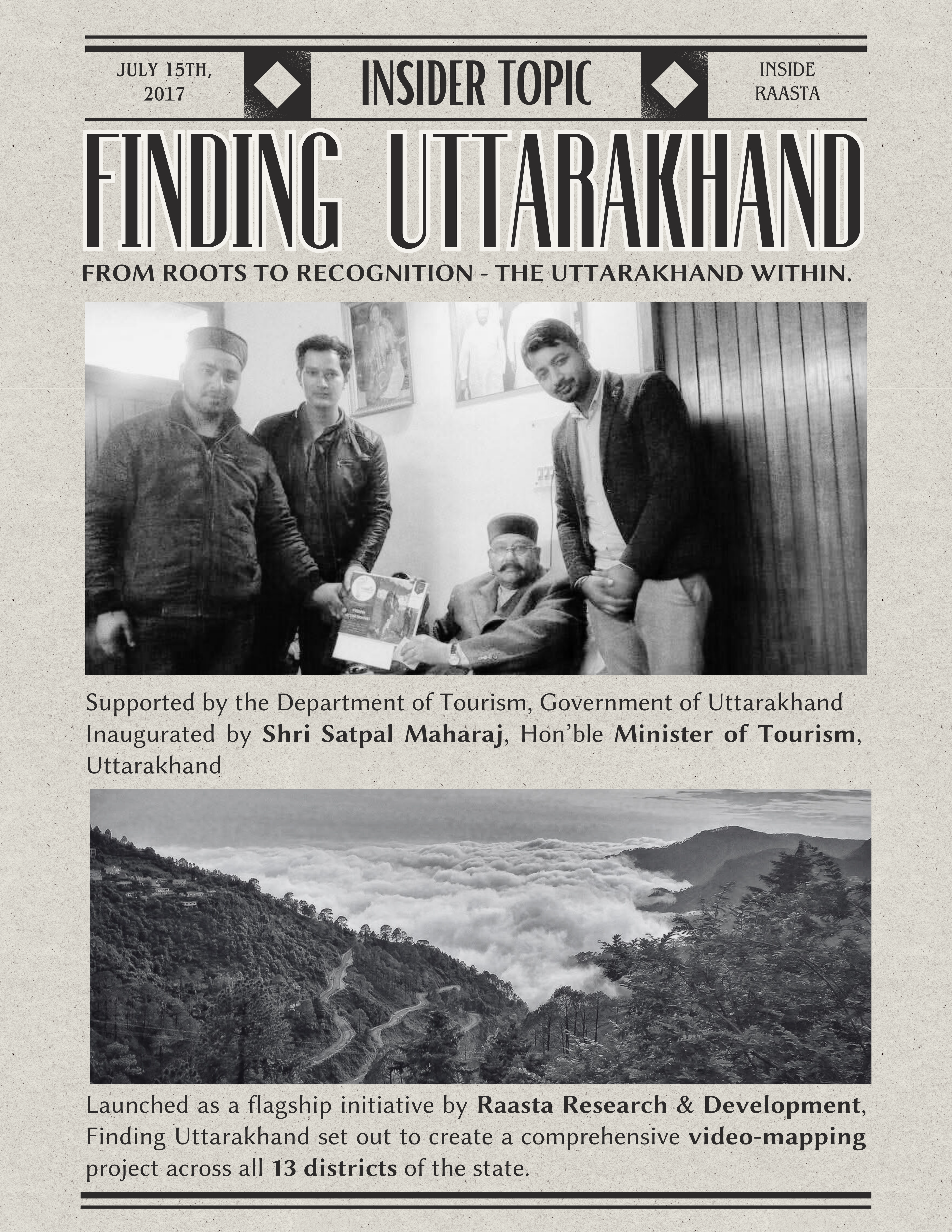 Finding Uttarakhand - Visual mapping campaign across 13 districts
